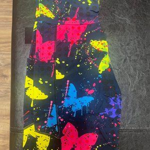 BUTTERFLY/PAINT PATTERN LEGGINGS/SHORTS